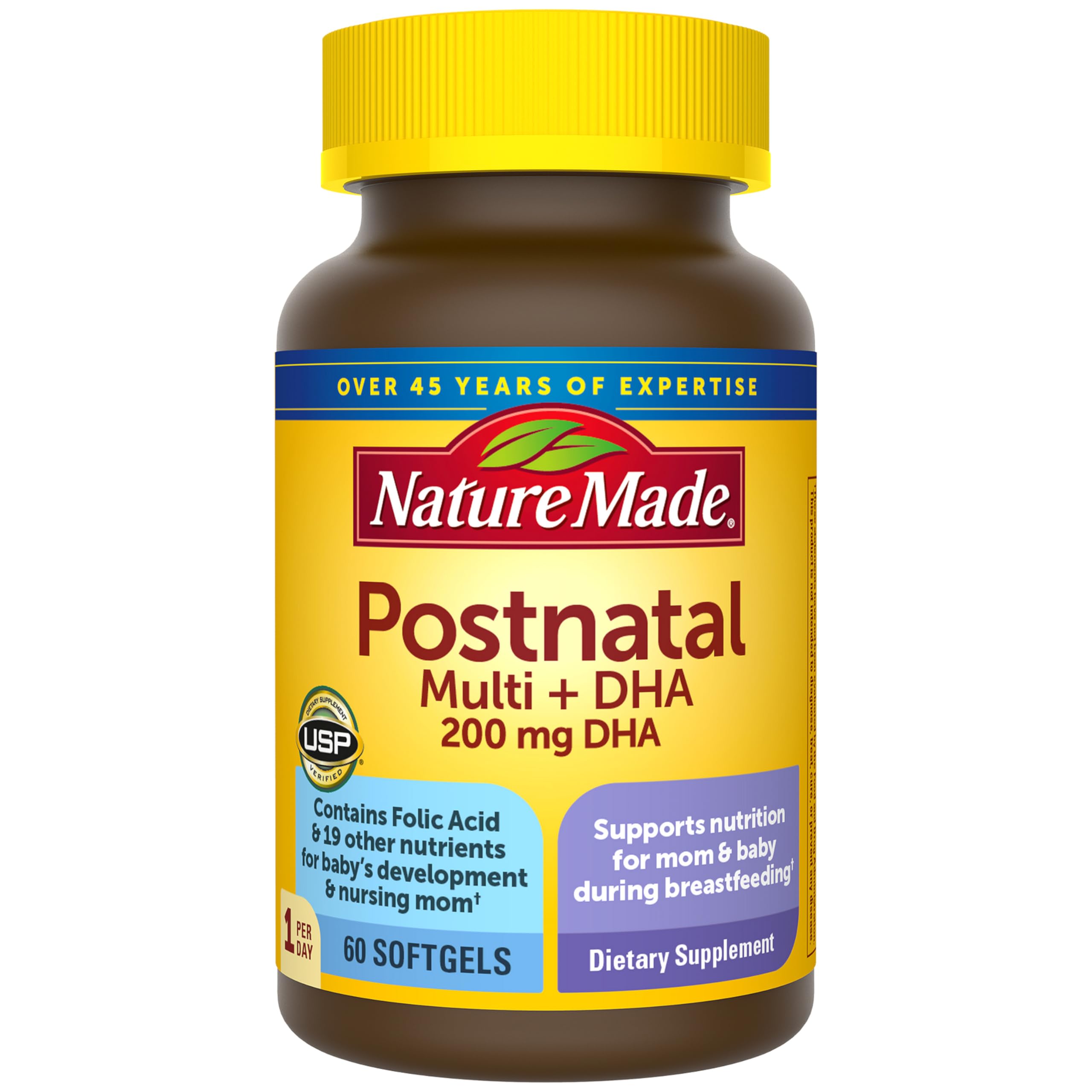 Nature Made Postnatal Multivitamin + DHA for Nursing Moms


