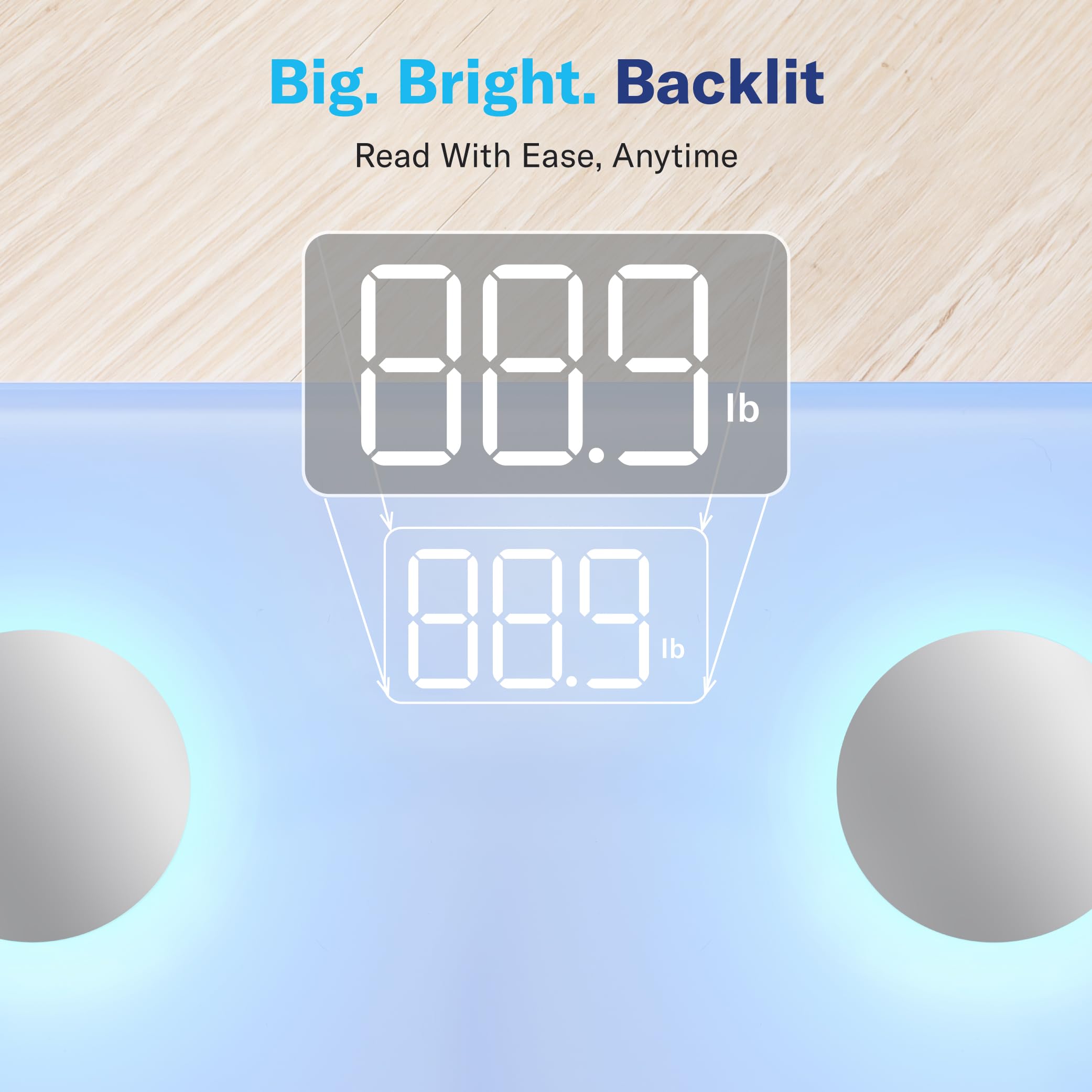 Alcedo Smart Body Fat Scale | Health Metrics Tracker

