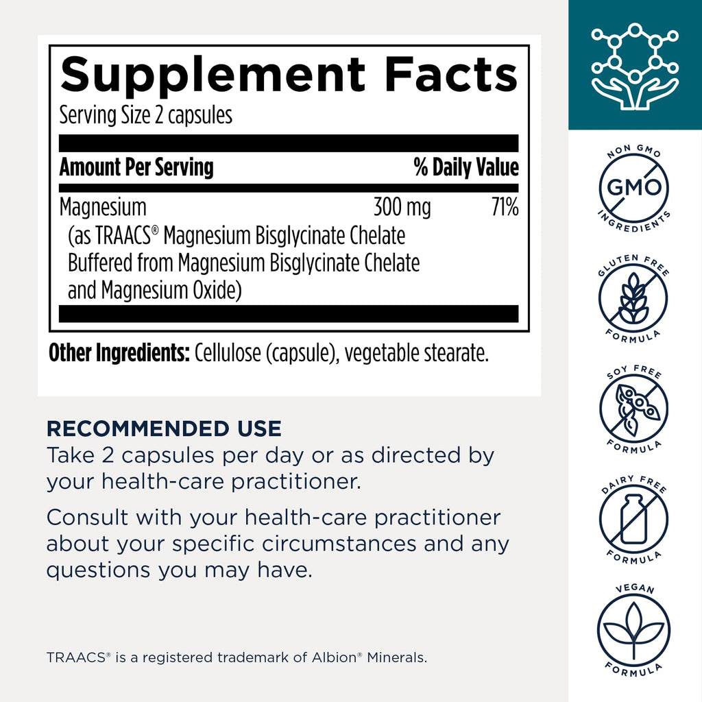 Magnesium Glycinate Complex by Designs for Health | High Absorption


