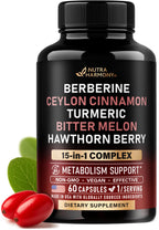 Berberine Metabolic Support Supplement | Heart & Energy

