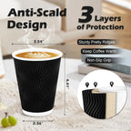 Lamosi Disposable Paper Coffee Cups

