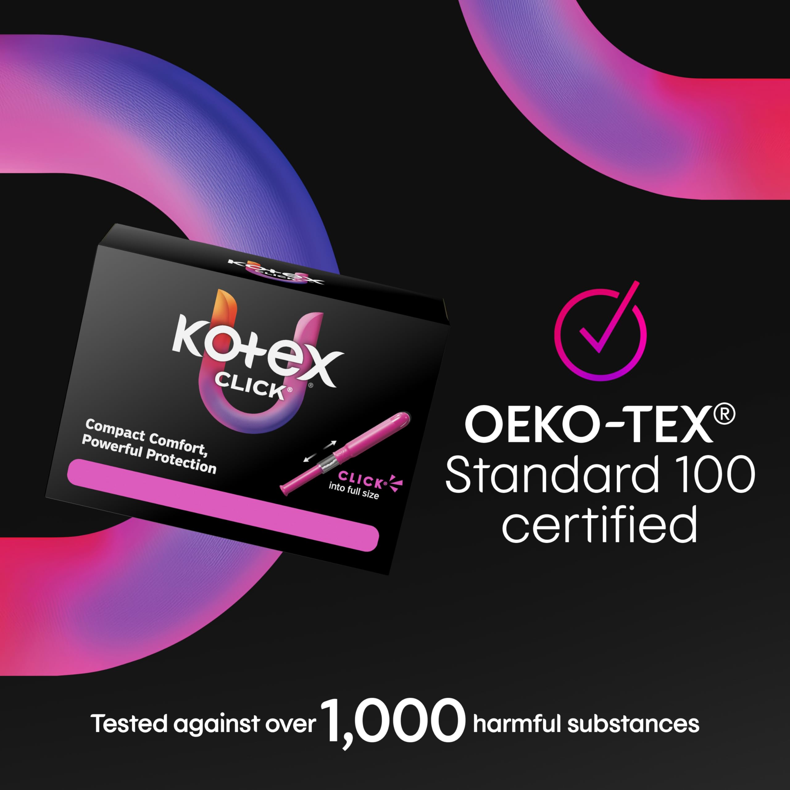 U by Kotex Click Compact Tampons Unscented

