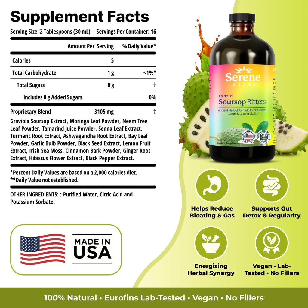 Serene Herbs Digestive Bitters - Herbal Liquid

