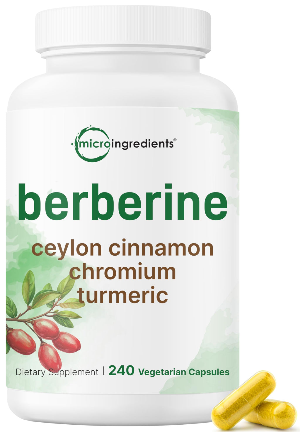 Micro Ingredients Berberine with Ceylon Cinnamon & Turmeric

