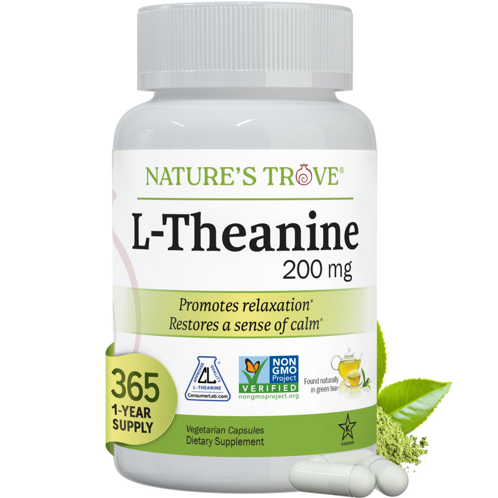 Nature's Trove L-Theanine Supplement

