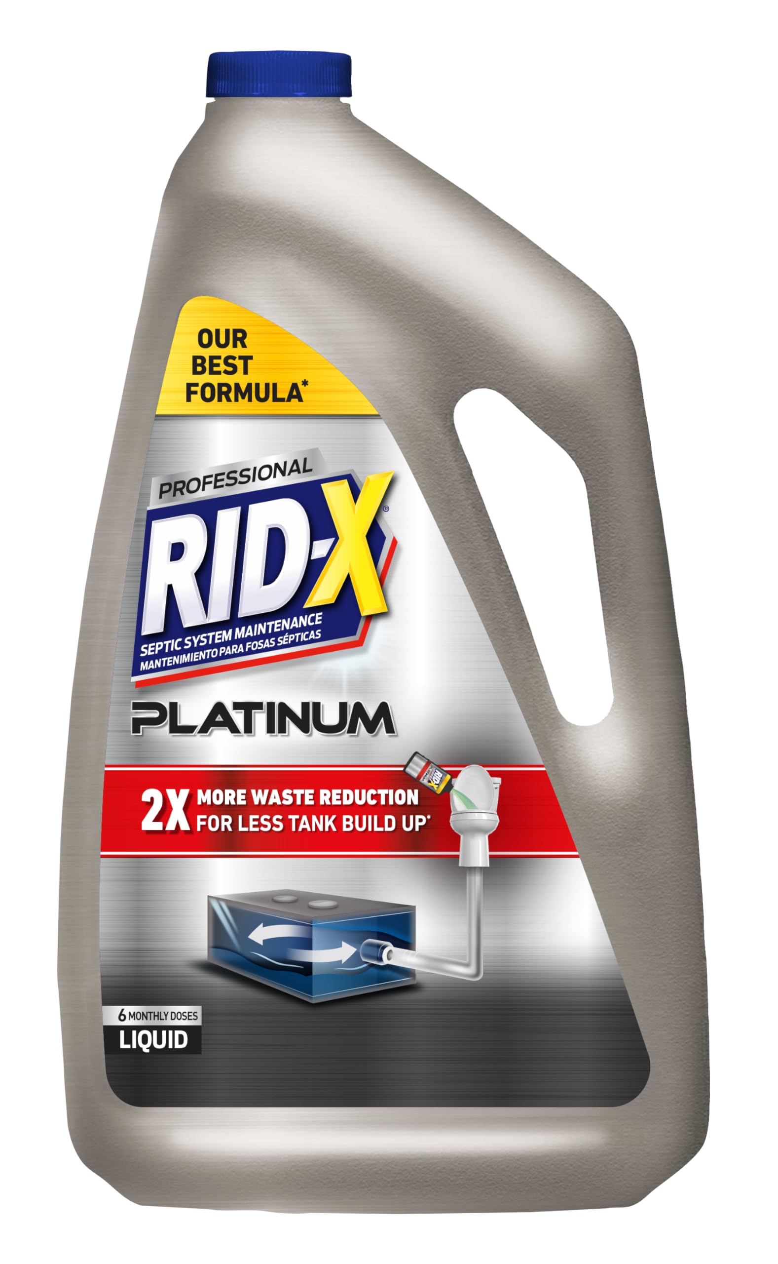 RID-X Septic Tank Treatment Platinum Liquid | Best Formula

