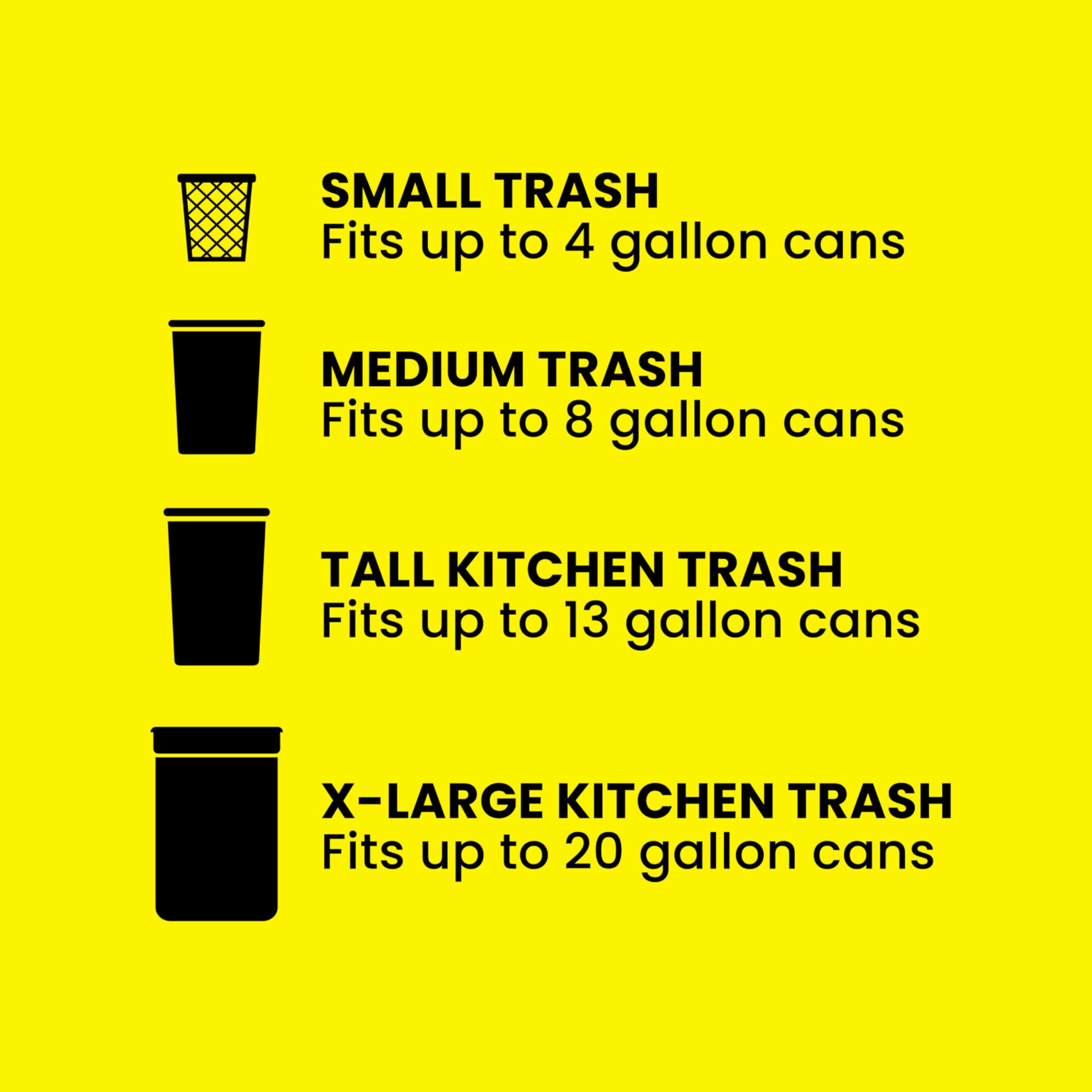Glad ForceFlex MaxStrength Kitchen Trash Bags Durable

