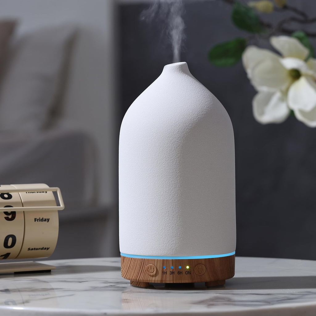 Gooamp Ceramic Essential Oil Diffuser Ultrasonic Humidifier


