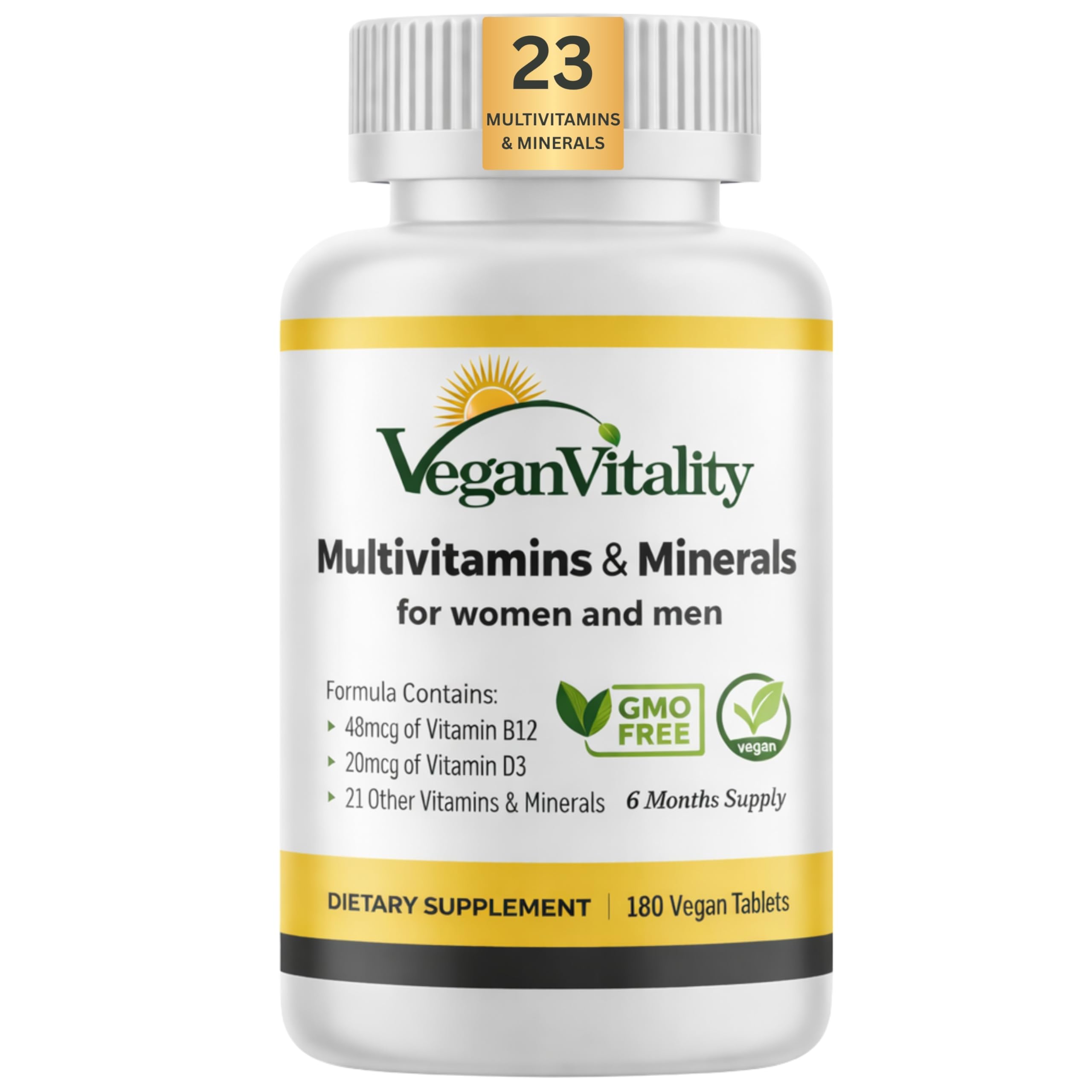 Vegan Multivitamin & Mineral Supplement | Adults

