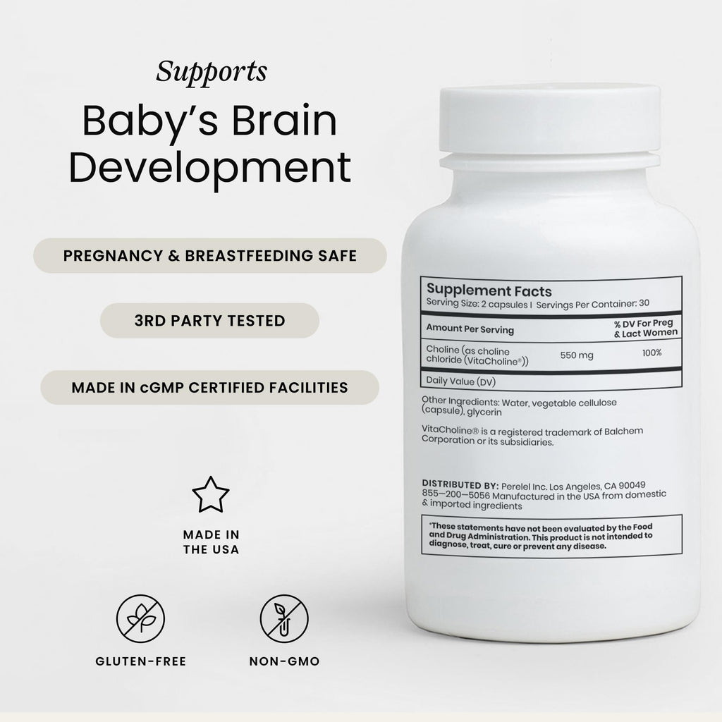 Perelel Choline Boost Prenatal Supplement

