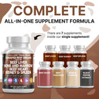 Clean Nutraceuticals Grass Fed Beef Liver Capsules Organ Blend

