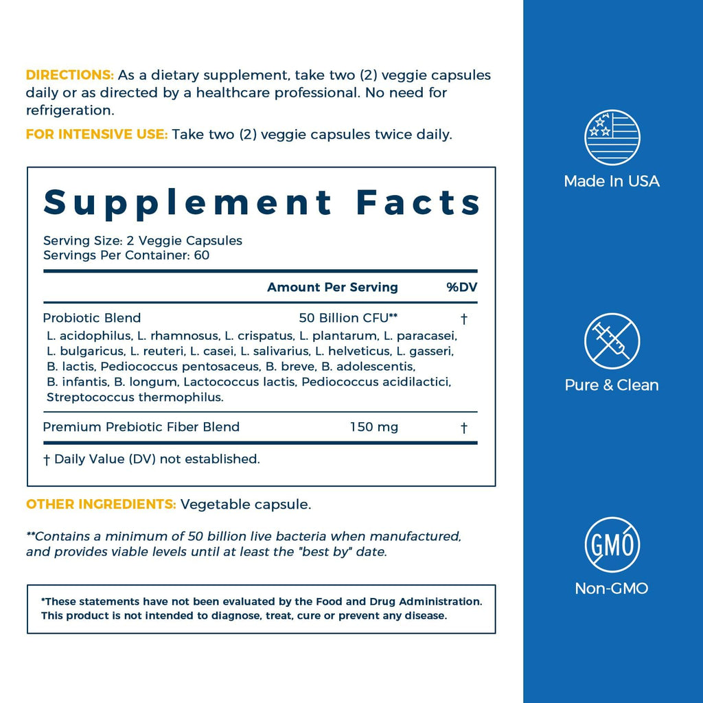 NewRhythm Probiotics 50 Billion CFU – Targeted Release

