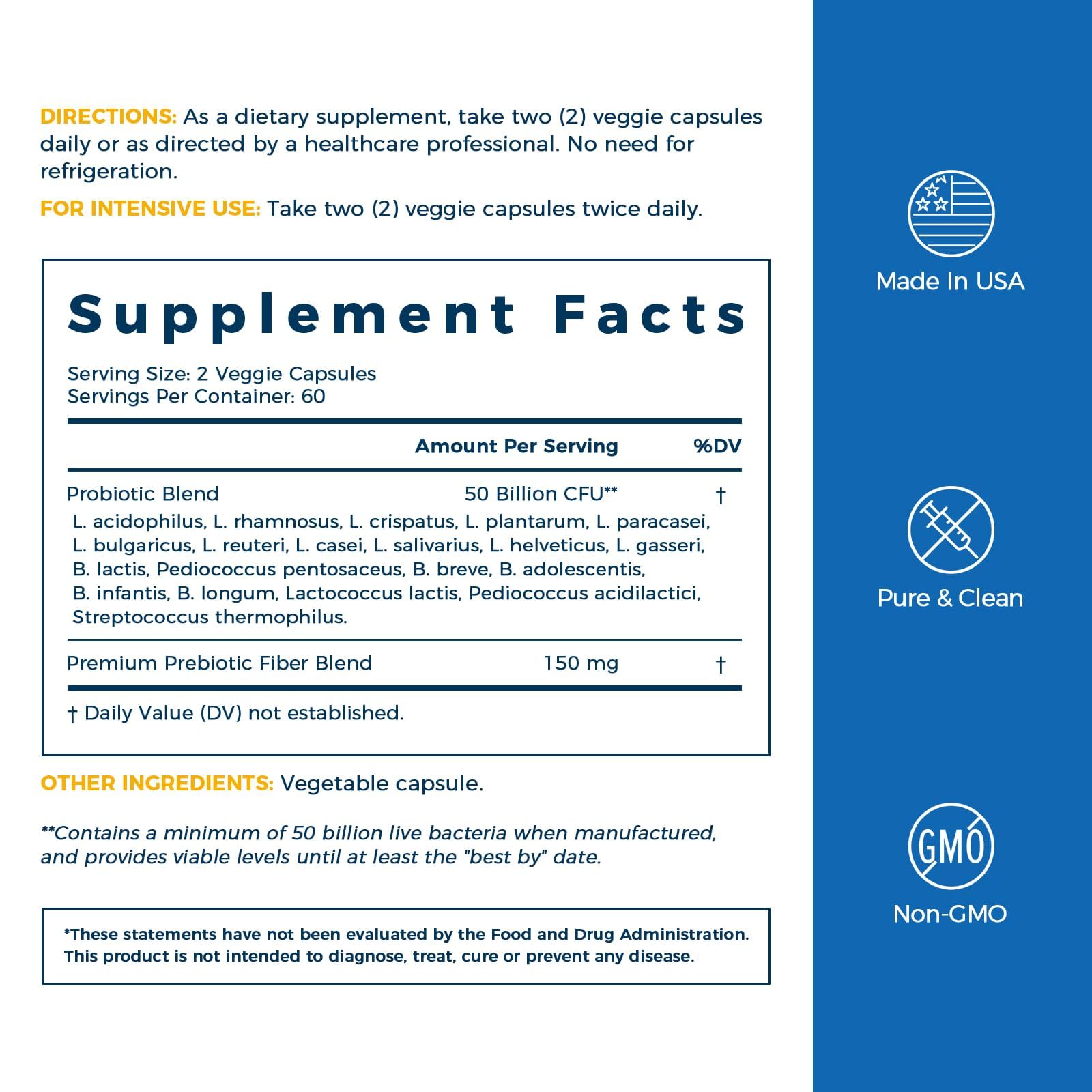 NewRhythm Probiotics 50 Billion CFU – Targeted Release

