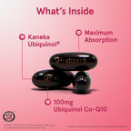 Jarrow QH-Absorb Ubiquinol 100 mg Softgels

