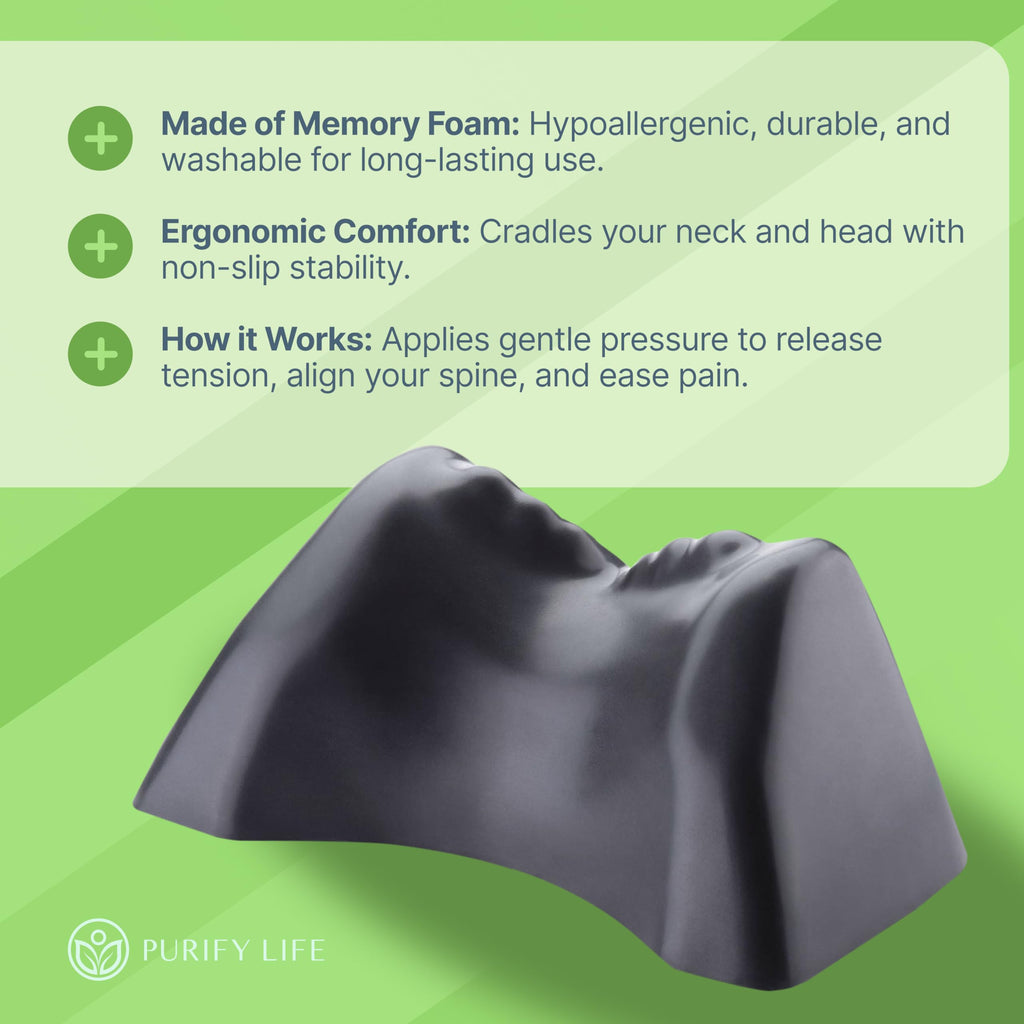 Neck Support Pillow for Tension Relief | Comfort

