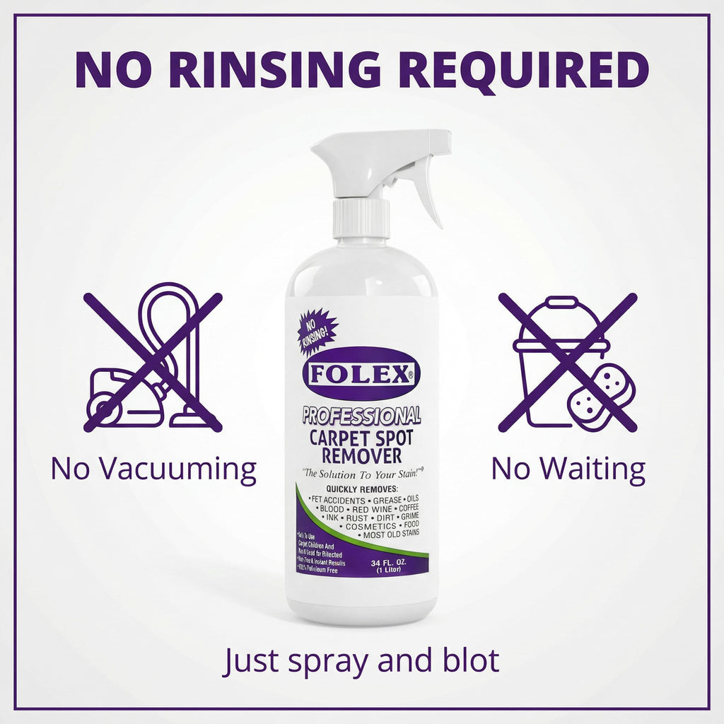 FOLEX Carpet Cleaner Spray - Instant Stain Removal

