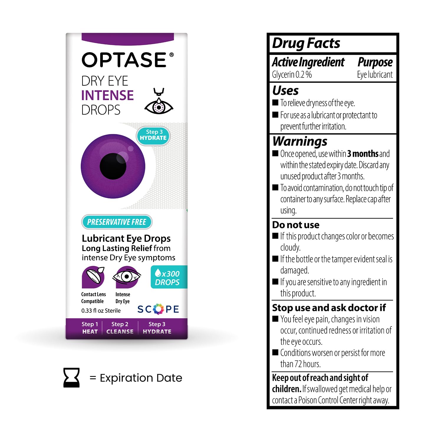 OPTASE Preservative-Free Dry Eye Drops for Sensitive Eyes

