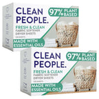 Fabric Softener Sheets by The Clean People - Vegan

