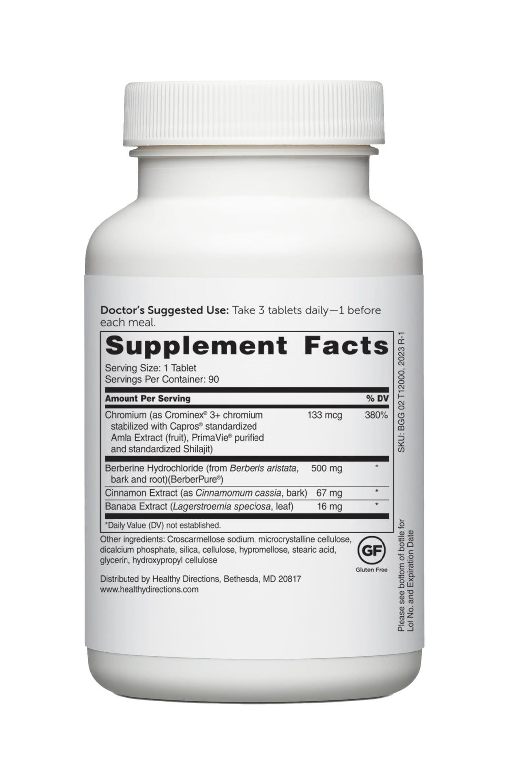 Dr. Whitaker’s Berberine GlucoGold Supplement

