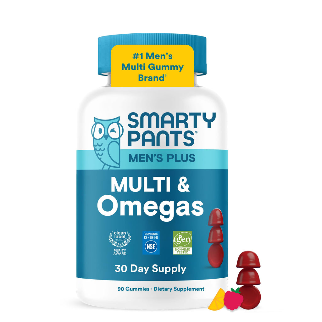 SmartyPants Men's Vitamin Gummies for Daily Wellness

