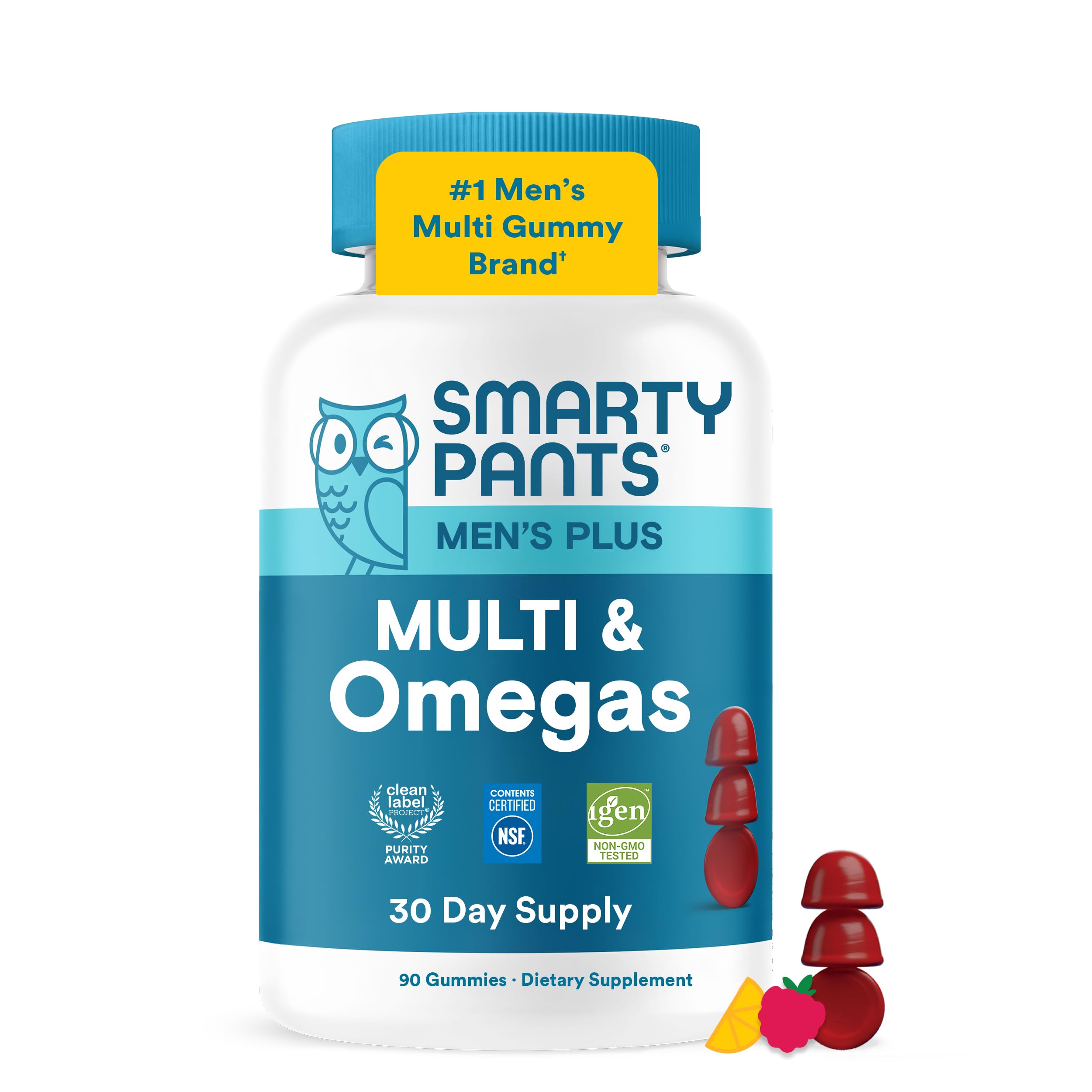 SmartyPants Men's Vitamin Gummies for Daily Wellness

