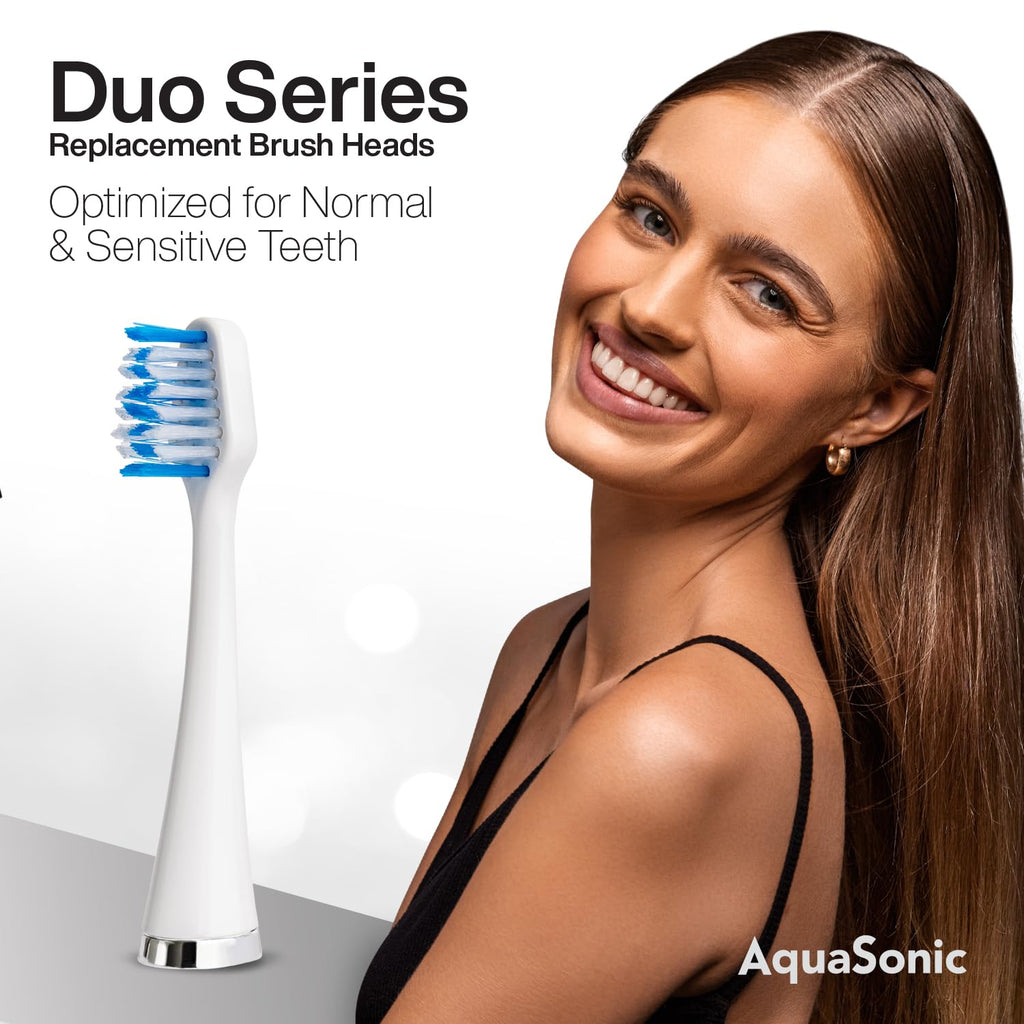 AquaSonic Replacement Brush Heads for Duo Series

