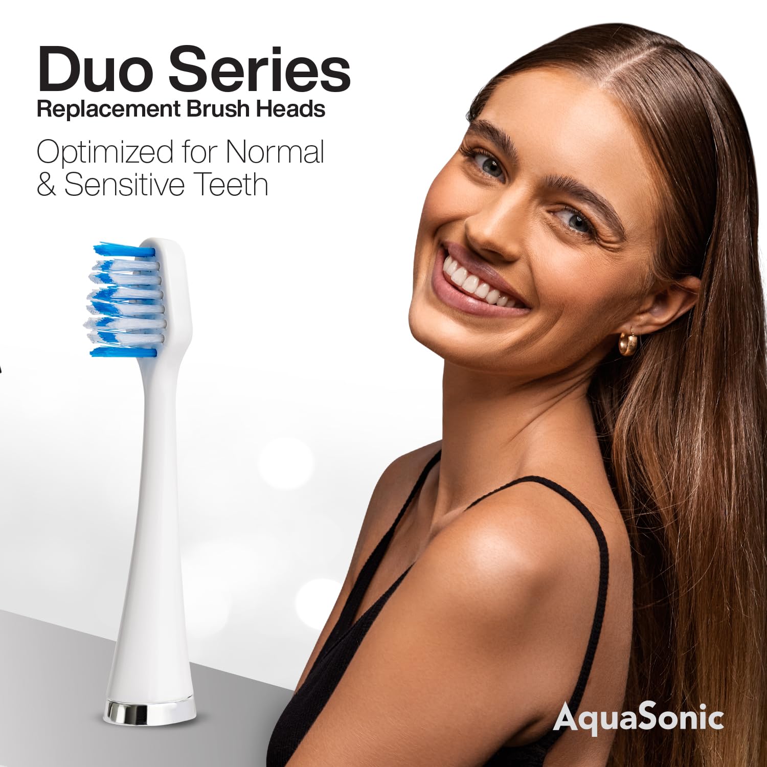 AquaSonic Replacement Brush Heads for Duo Series

