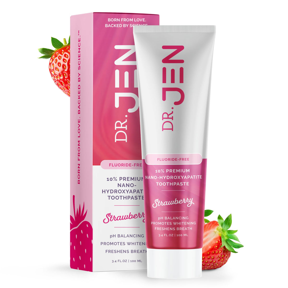 Dr. Jen Fluoride Free Toothpaste with Nano Hydroxyapatite