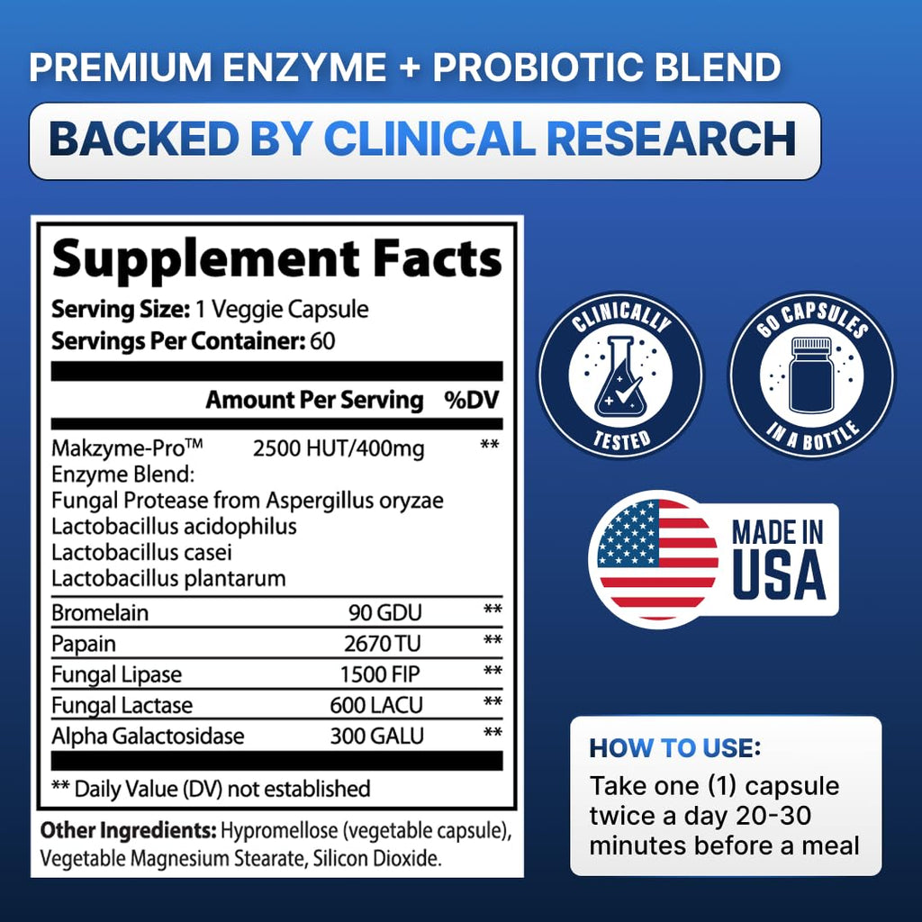ClearDose Digestive Enzymes with Probiotics

