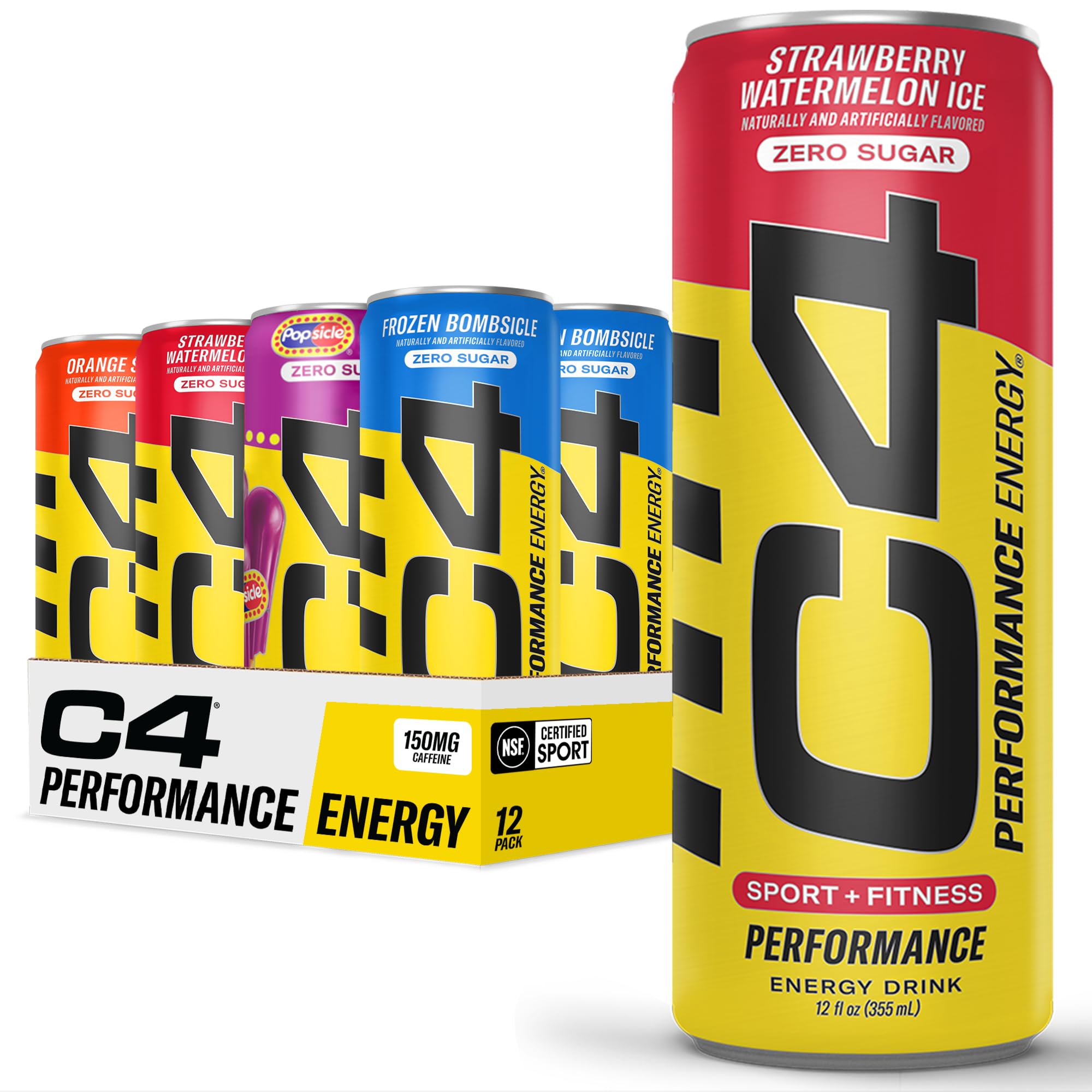 C4 Original Sugar Free Energy Drink for Pre-Workout