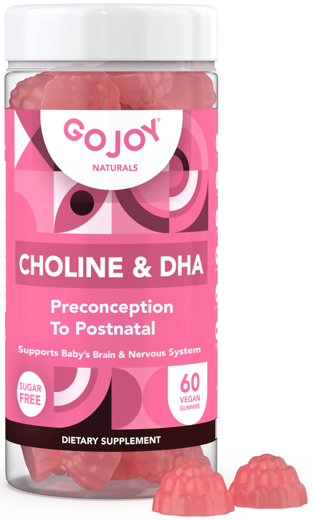 GOJOY NATURALS Prenatal Gummies with Choline & DHA

