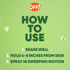 OFF! Deep Woods Insect Repellent Aerosol Dry Non-Greasy

