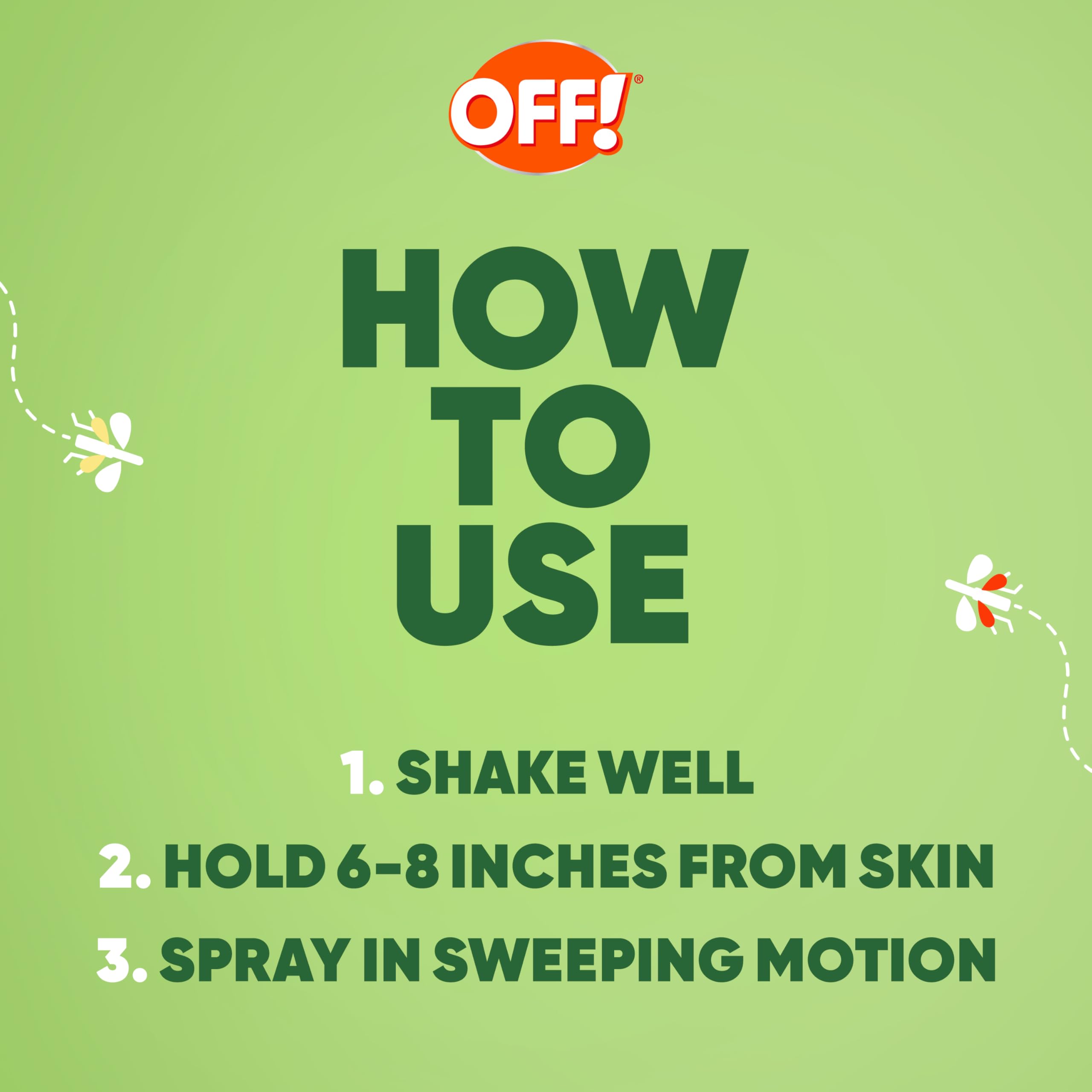 OFF! Deep Woods Insect Repellent Aerosol Dry Non-Greasy

