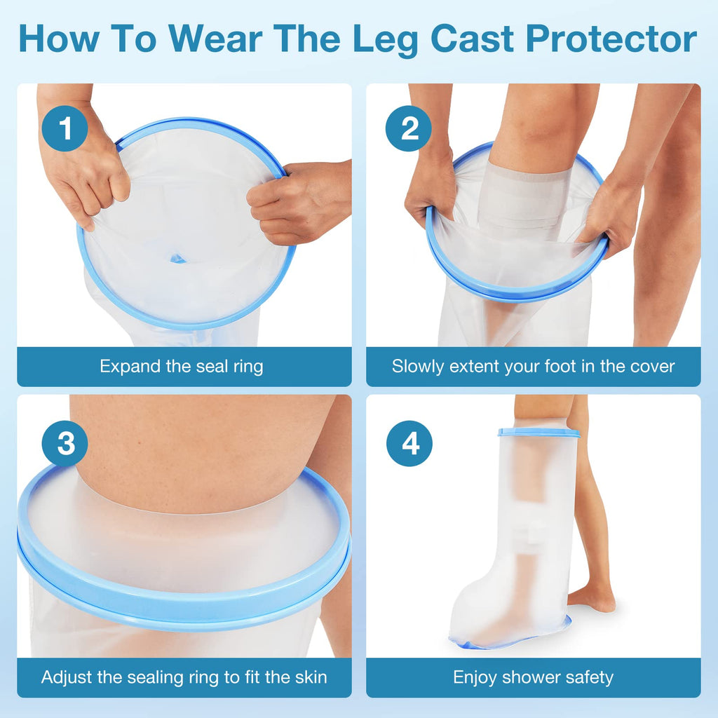 Waterproof Shower Cast Cover for Adults | Non-Slip

