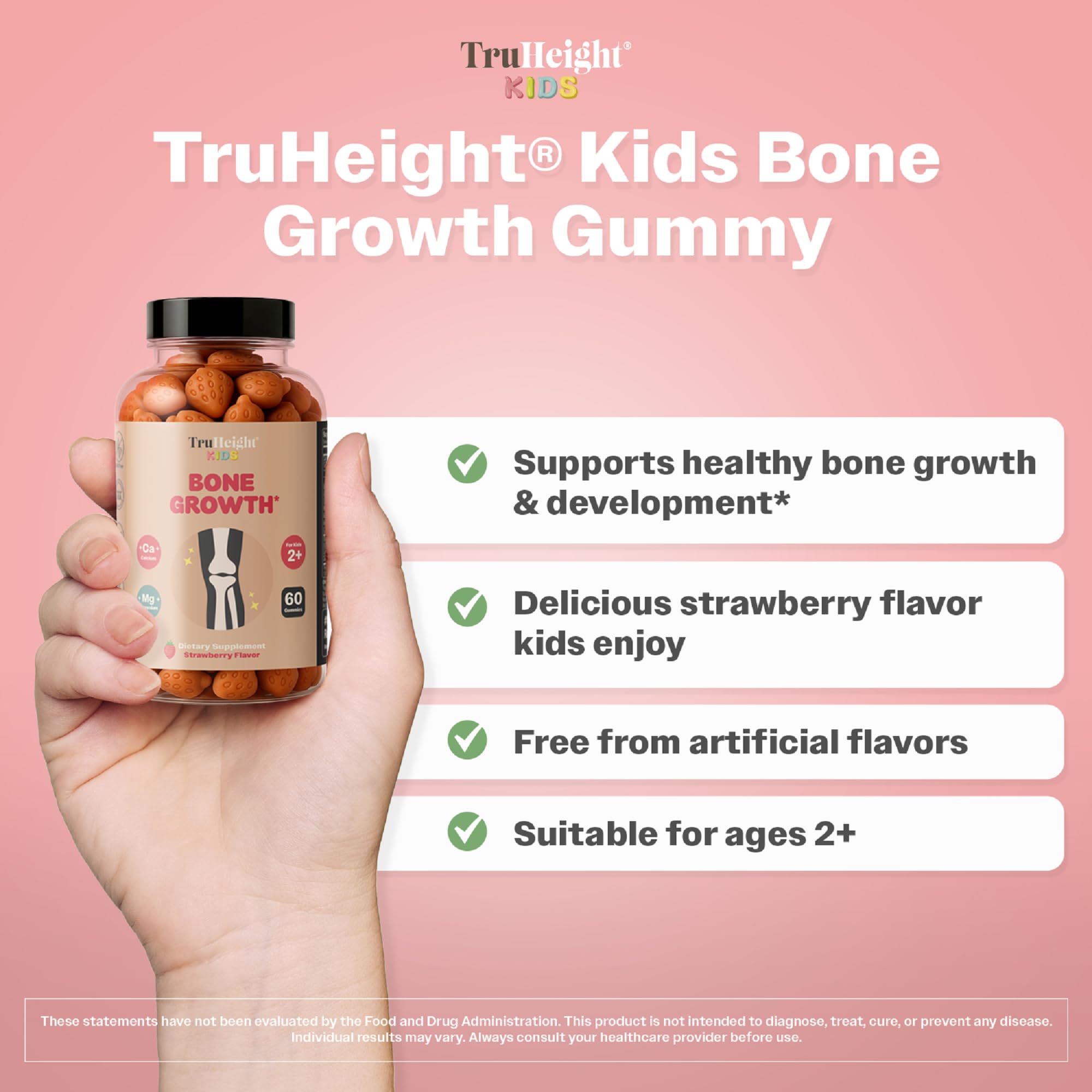 TruHeight Kids Bone Growth Gummies Multivitamin

