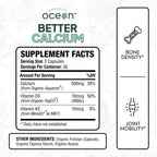 Calcium by Organics Ocean: Organic Red Algae with D3 & K2


