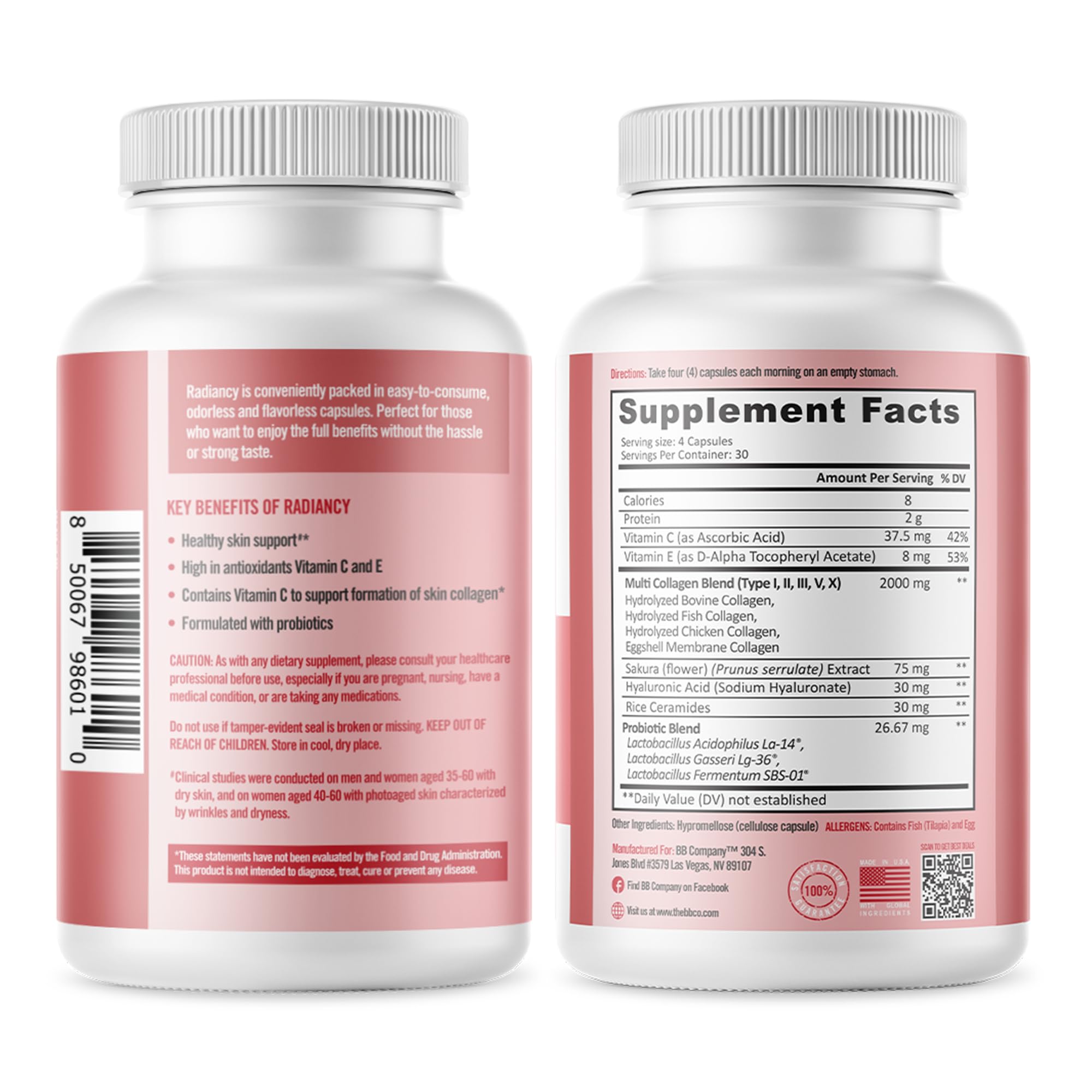 Vaginal Probiotics by BB Company for pH Balance Dryness


