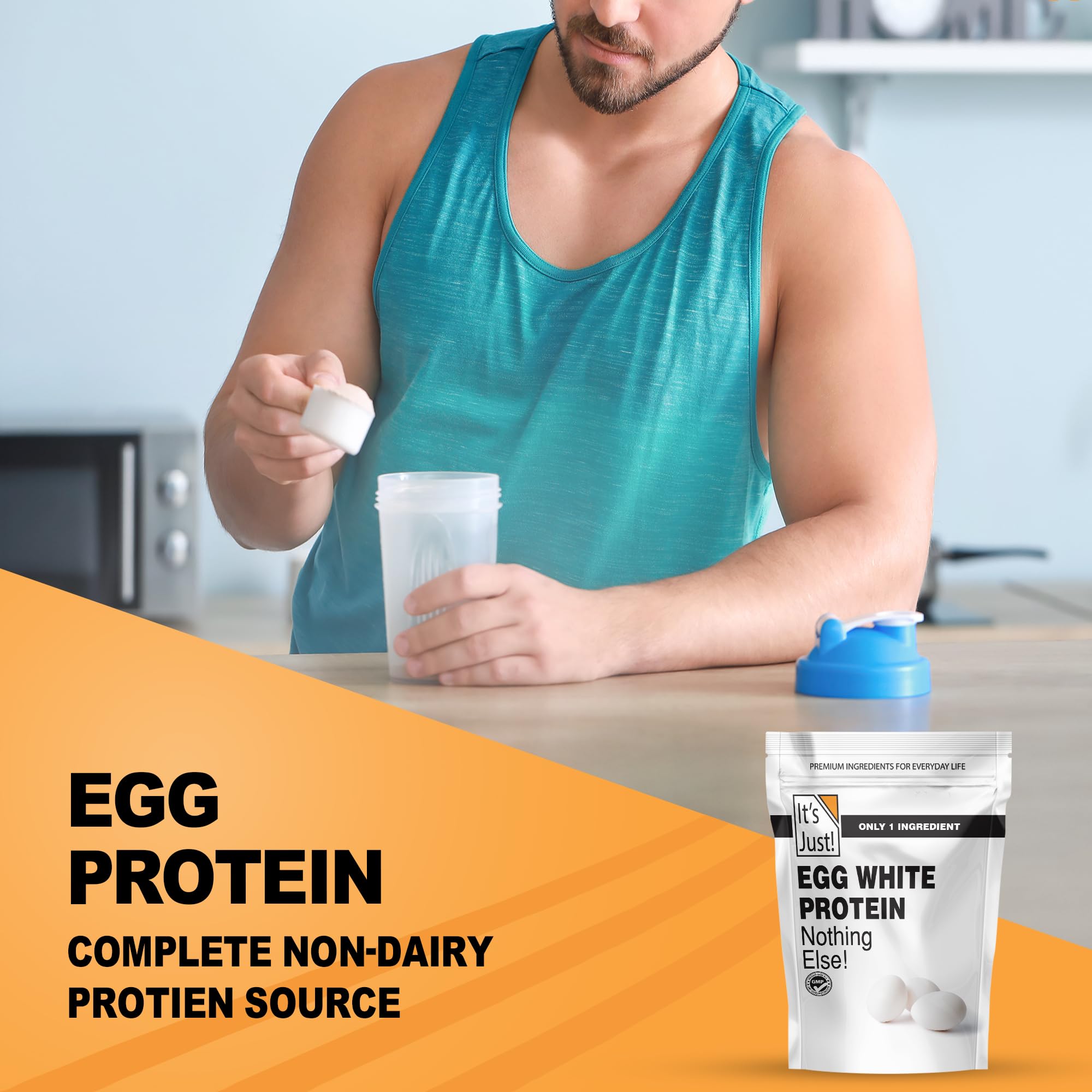 Egg White Protein Powder - It's Just! Unflavored

