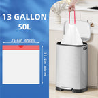 KdbK Kitchen Trash Bags – Drawstring, Unscented, Leak-Proof

