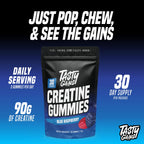 TASTY GAINS Creatine Gummies Monohydrate for Muscle


