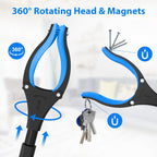 Reacher Grabber Tool Foldable with 360 Degree Jaw Magnet


