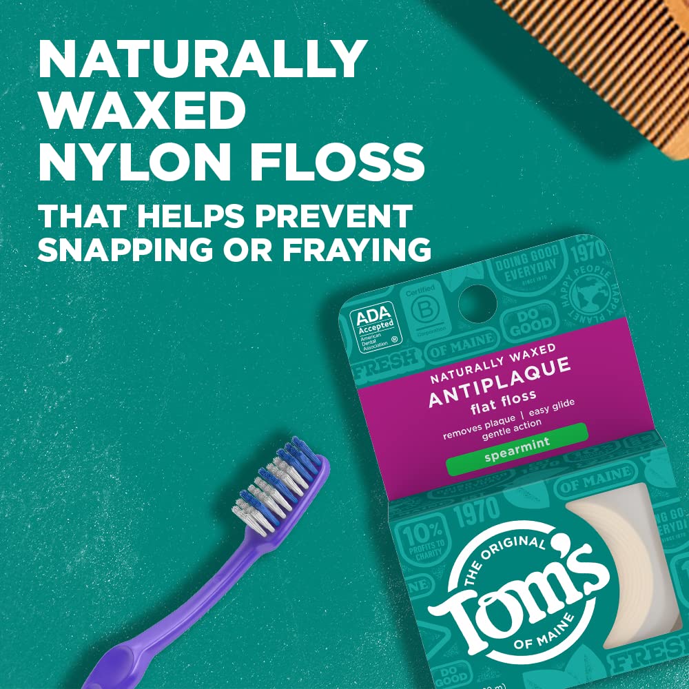 Tom's of Maine Naturally Waxed Antiplaque Dental Floss

