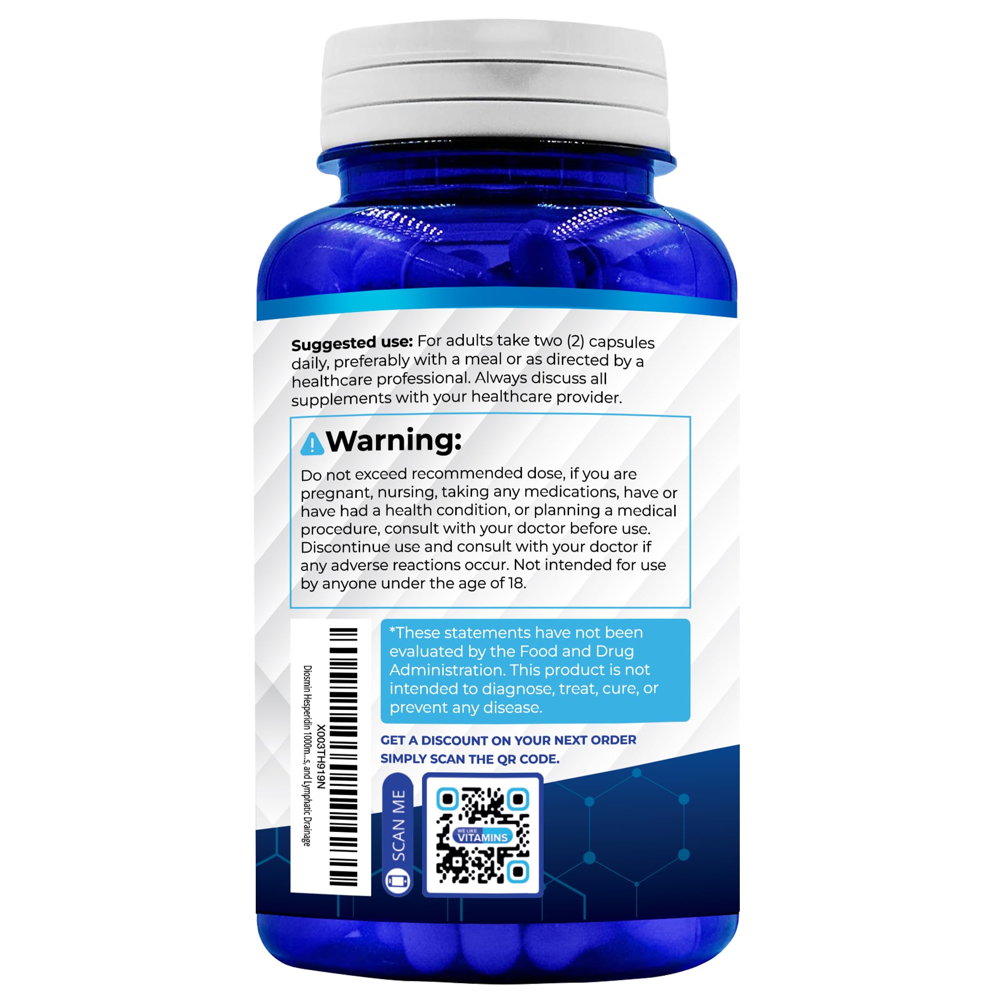 Diosmin Hesperidin Supplement - We Like Vitamins Circulation

