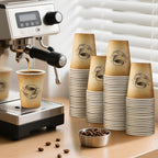 Clawsoff Paper Coffee Cups – Retro Leak-Proof Design


