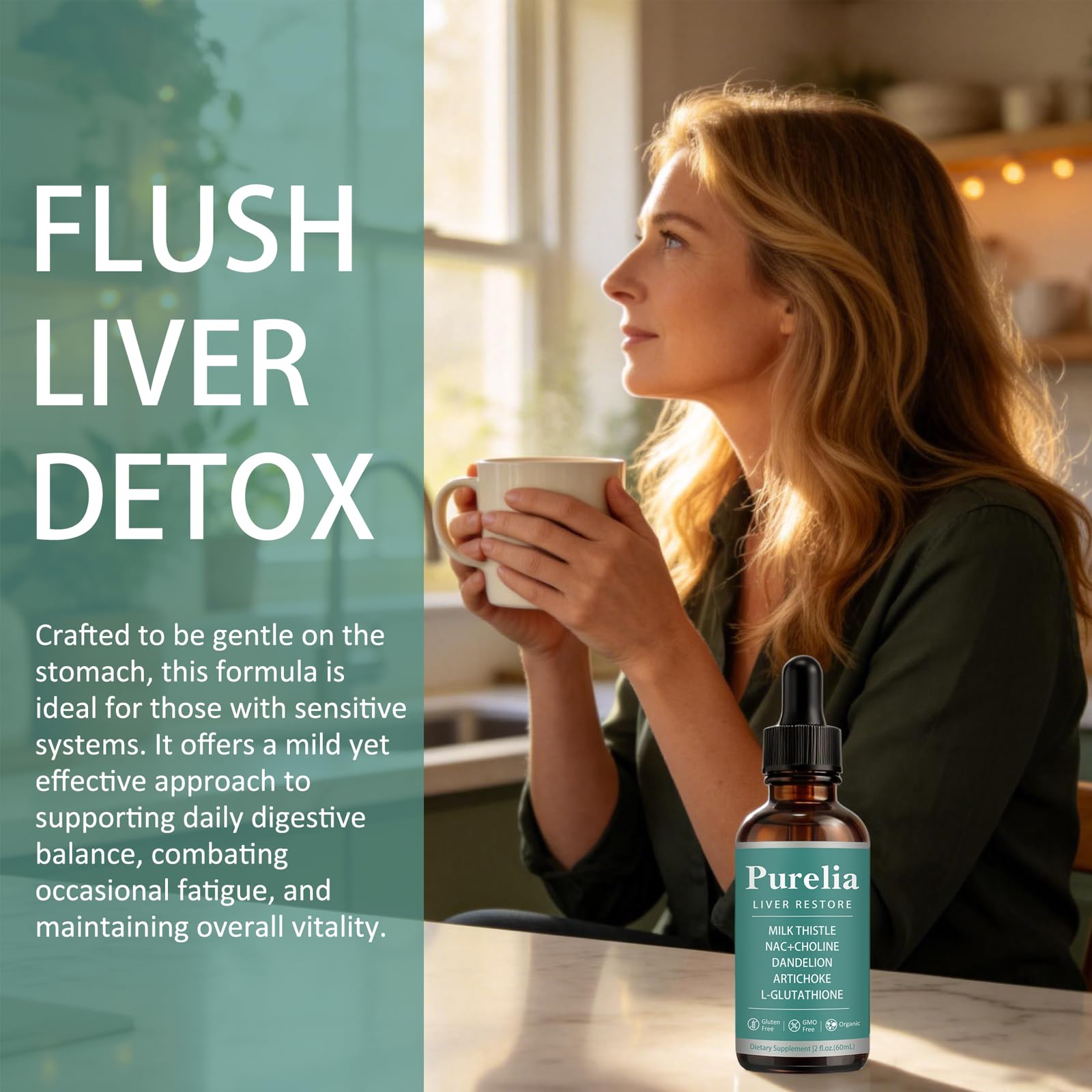 Purelia Liver Drops - Liver Health Support

