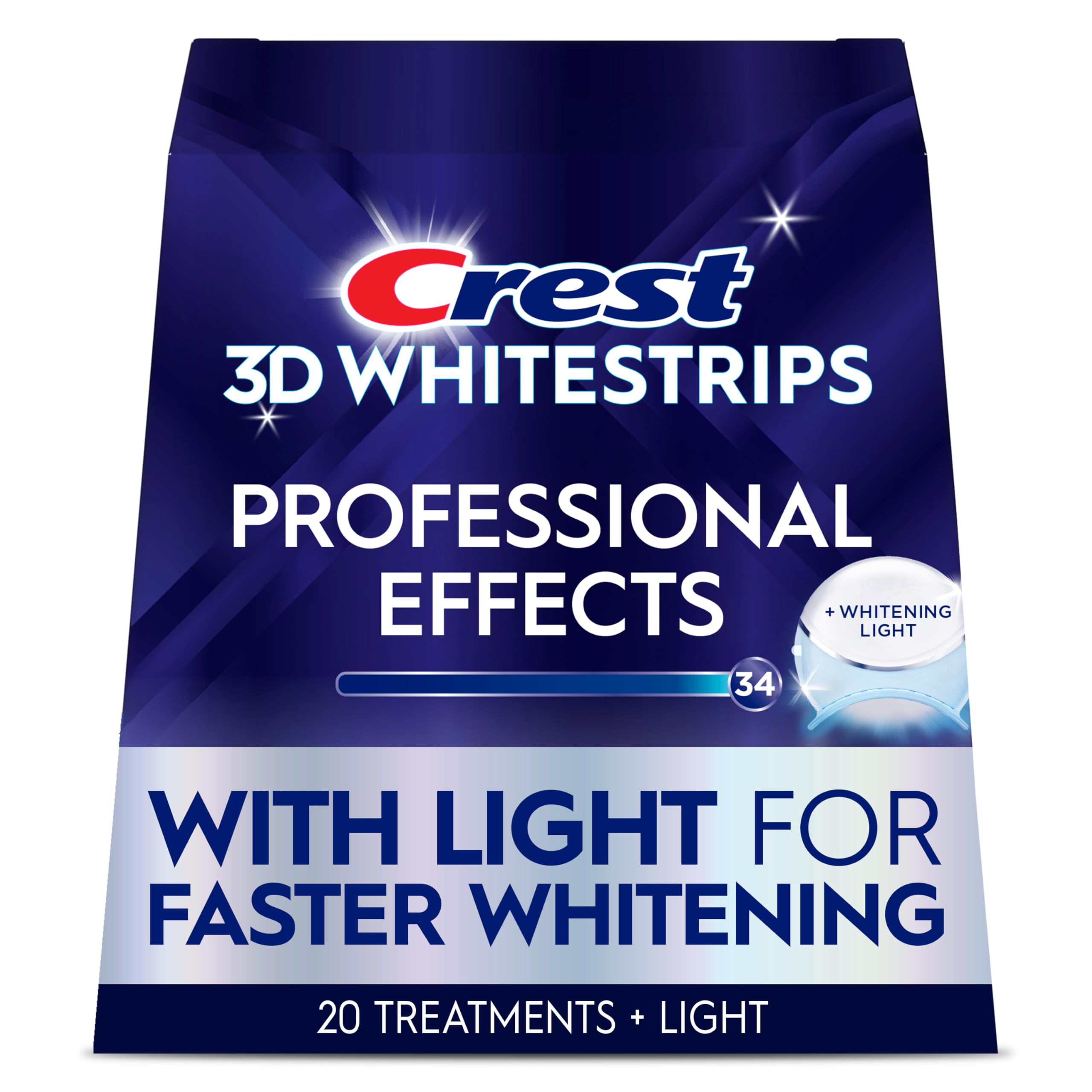 Crest 3D Whitestrips Teeth Whitening Kit | led light

