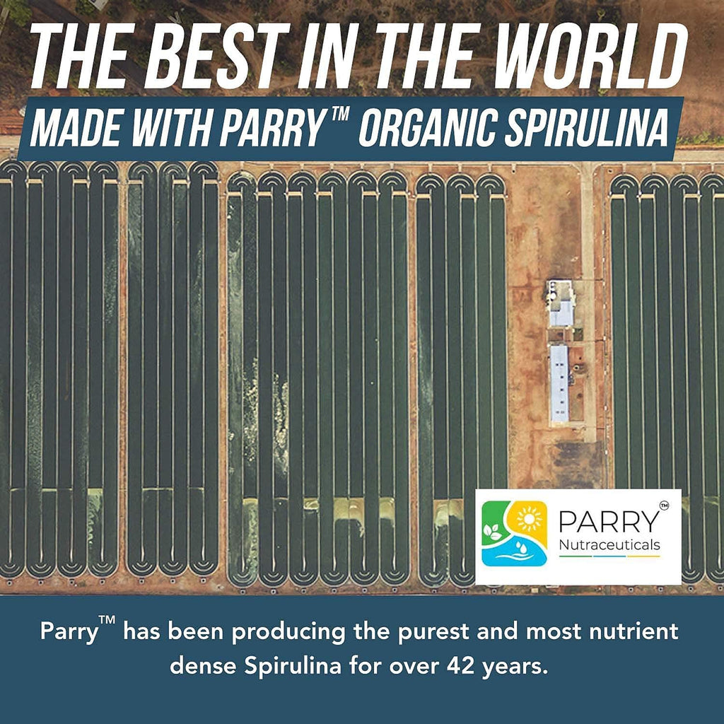 Parry Organic Spirulina Tablets - Raw Nutrient Dense

