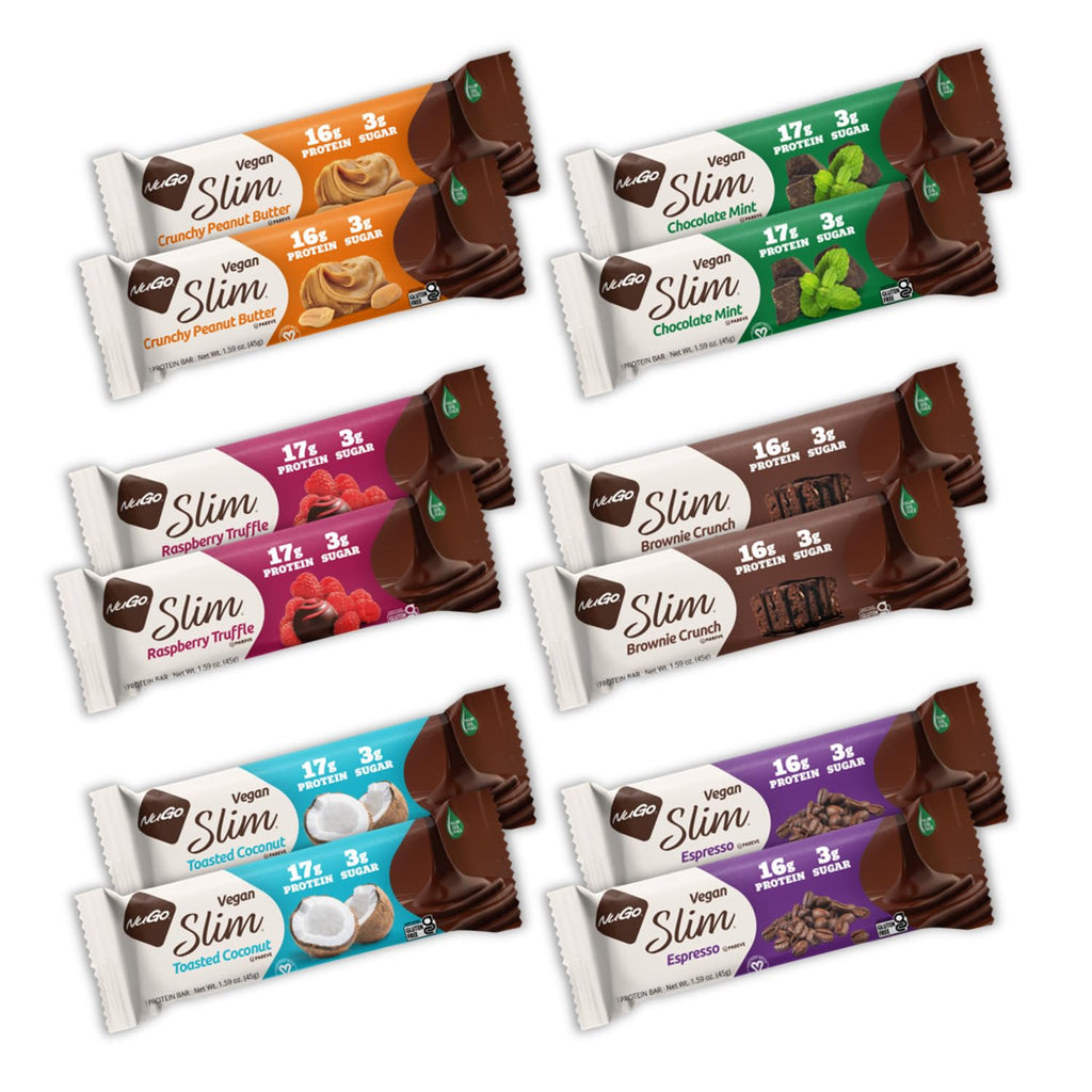 NuGo Slim Protein Bars Variety Pack


