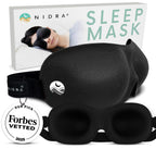 Nidra Contoured Sleep Mask - Zero Pressure, Light Blocking

