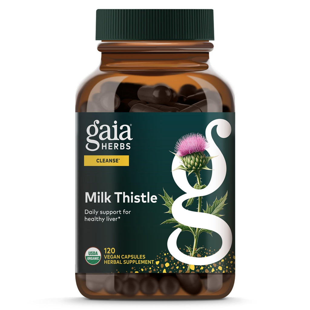 Gaia Herbs Milk Thistle Liver Support - Full-Spectrum Vegan

